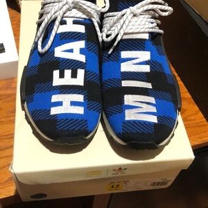 human race blue plaid